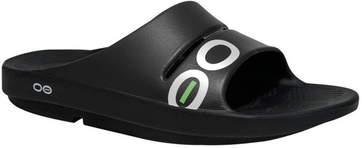 Oofos Badesandalen schwarz (1500BLK) Badeschuhe