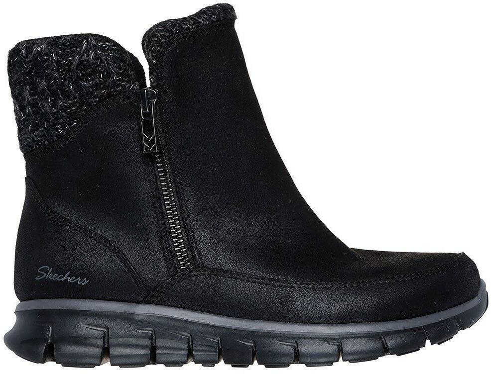 Skechers Synergy Booties schwarz Winterschuhe