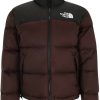 Outdoorbekleidung The North Face 1996 Retro Nuptse Jacketcoal brown-TNF black