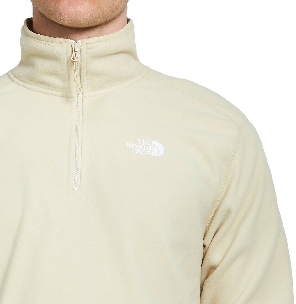 The North Face Men's 100 Glacier Quarter-Zip Fleece (5IHP)gravel Herren-Pullover