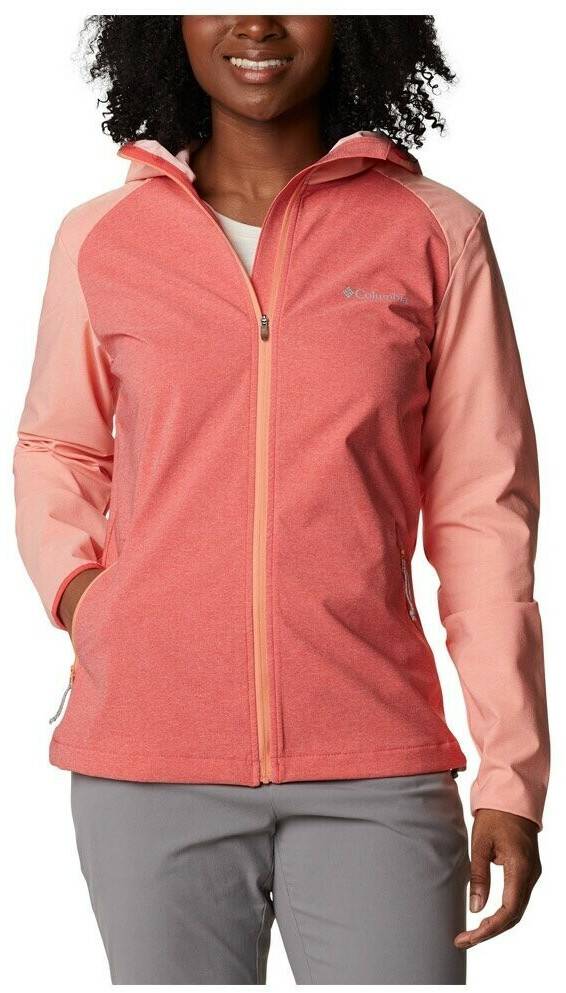 Columbia Heather Canyon Softshell-Jacket Women (1717991)red hibiscus/coral reef heather Outdoorbekleidung