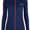 Outdoorbekleidung Salewa Pedroc Polarlite Fleece Jacket Womennavy melange