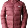 The North Face Hyalite Daunen-Parka mit Kapuze für Damenwild ginger Outdoorbekleidung