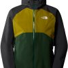 The North Face Stratos Jacket Men (CMH9)pine needle/sulphur moss/asphalt grey Outdoorbekleidung