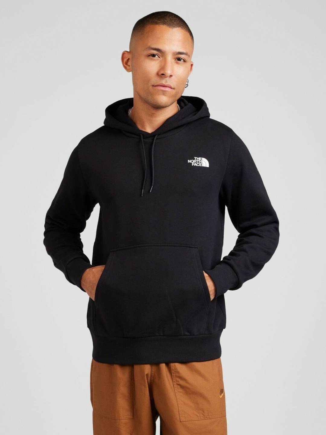 The North Face Raglan Redbox Kapuzenpulli für Herren (89F9)TNF black/TNF white Herren-Pullover