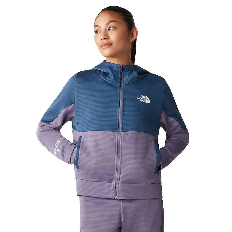 The North Face Full Zip Fleece Jacket Womenlunar slate/shady blue Sportbekleidung