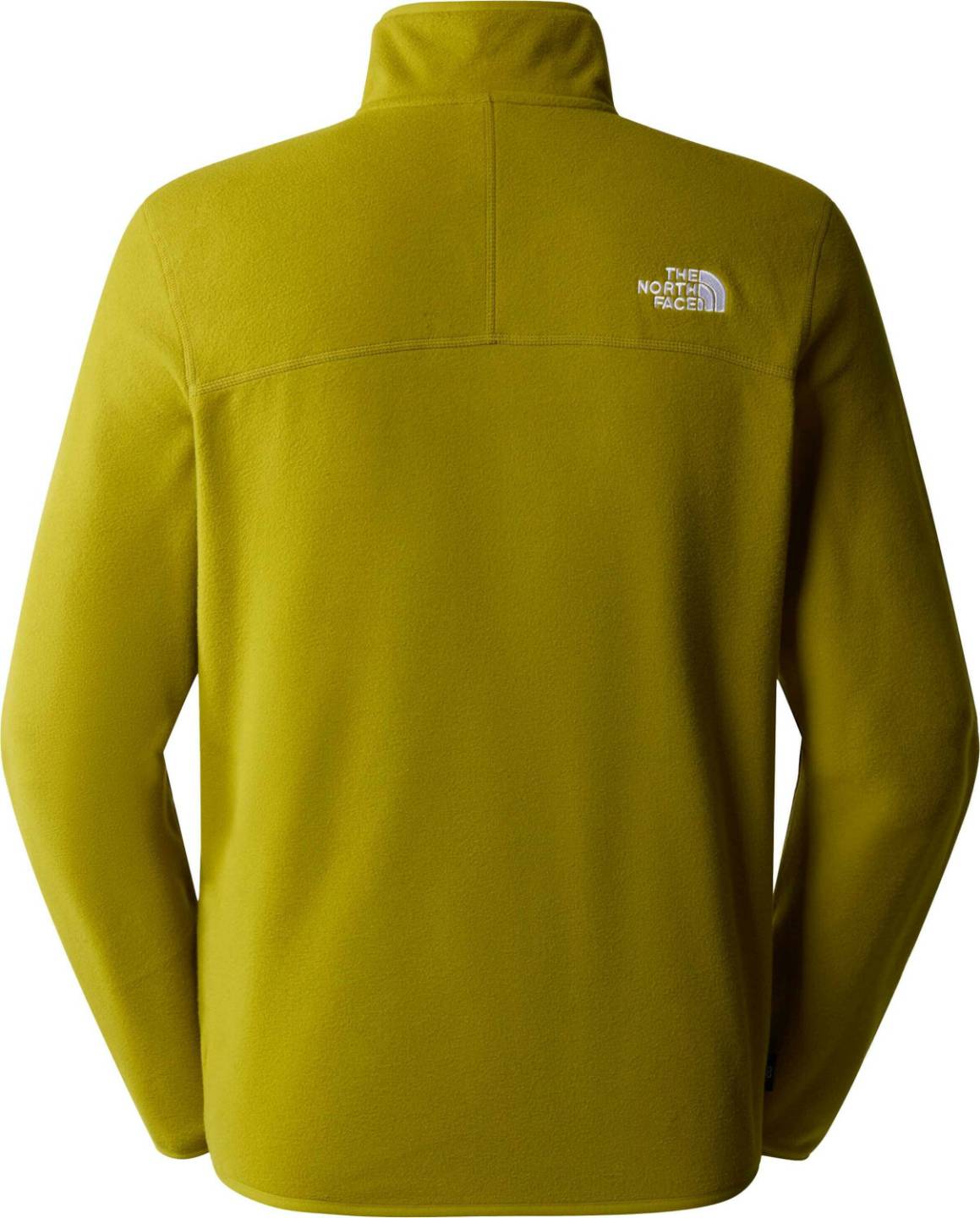 The North Face 100 Glacier Fleece mit 1/4-langem RV Herrensulphur moss Herren-Pullover