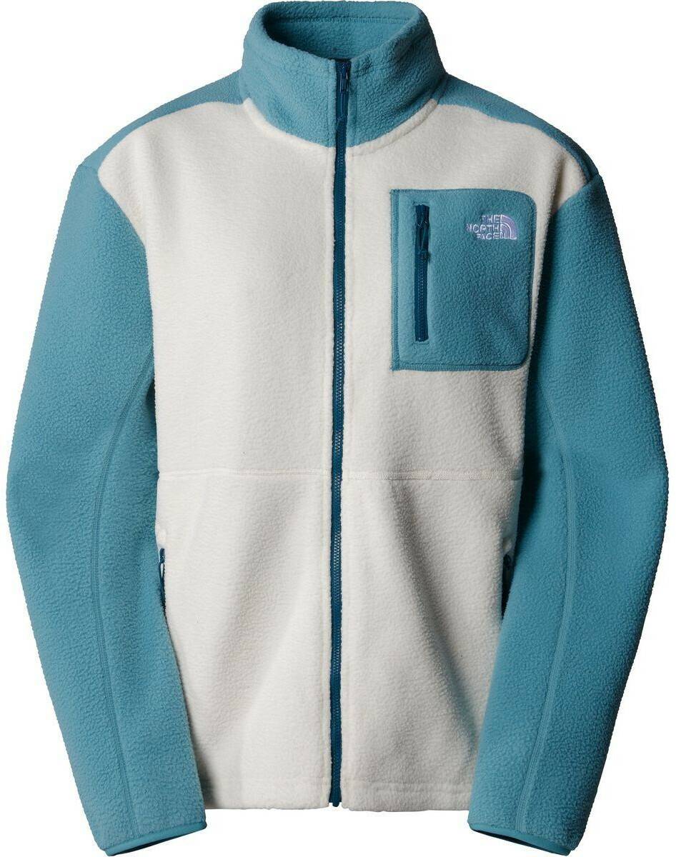 The North Face Women's Yumiori Full Zip (NF0A8842)white dune/algae blue Outdoorbekleidung