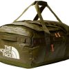 The North Face Base Camp Voyager Duffel 62L (52S3)forest olive/desert rust/white dune Koffer