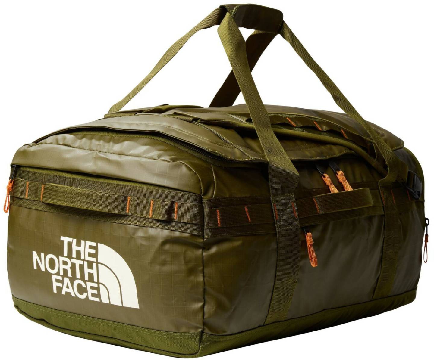 The North Face Base Camp Voyager Duffel 62L (52S3)forest olive/desert rust/white dune Koffer