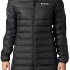 Columbia Lake 22 Down Long Hooded Jacket Womanblack Outdoorbekleidung