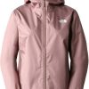 Outdoorbekleidung The North Face Women's Quest Hooded Jacketdeep taupe