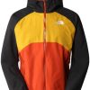 The North Face Stratos Jacket Men (CMH9)rusted bronze/arrowwood yellow/black Outdoorbekleidung