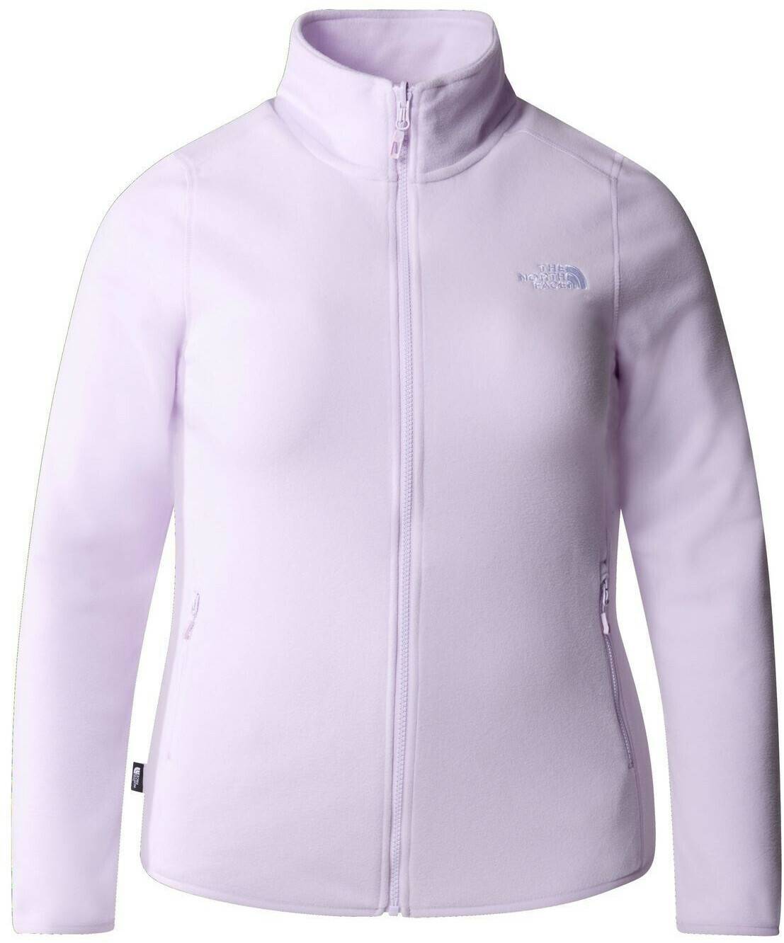 The North Face Women's Plus 100 Glacier Full Zip (856V)icy lilac Outdoorbekleidung