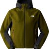 Outdoorbekleidung The North Face Womens AO Softshell Hoodie (7ZE9) forest olive/asphalt gr