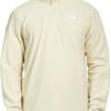 The North Face Men's 100 Glacier Quarter-Zip Fleece (5IHP)gravel Herren-Pullover