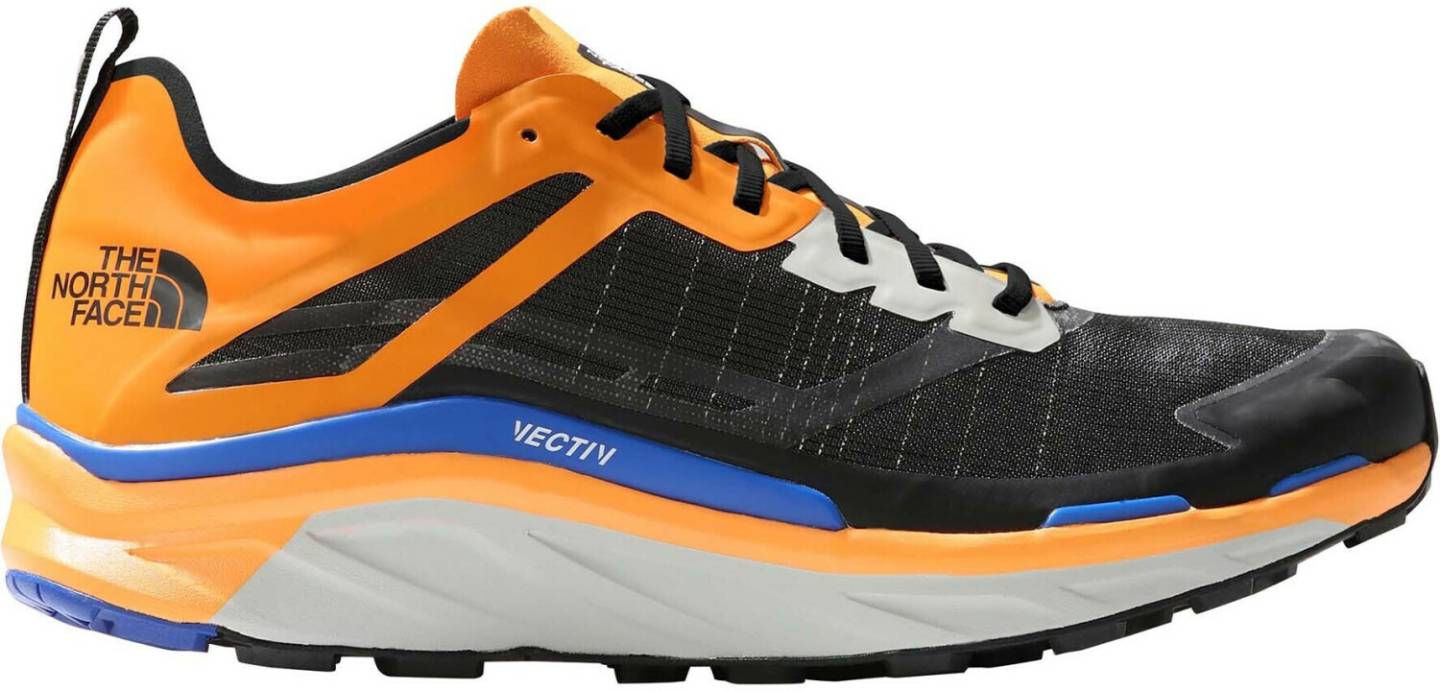 The North Face Vectiv Infiniteblack/cone orange Sportschuhe