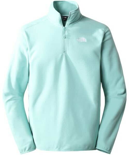 The North Face Men's 100 Glacier Quarter-Zip Fleece (5IHP)wasabi Herren-Pullover