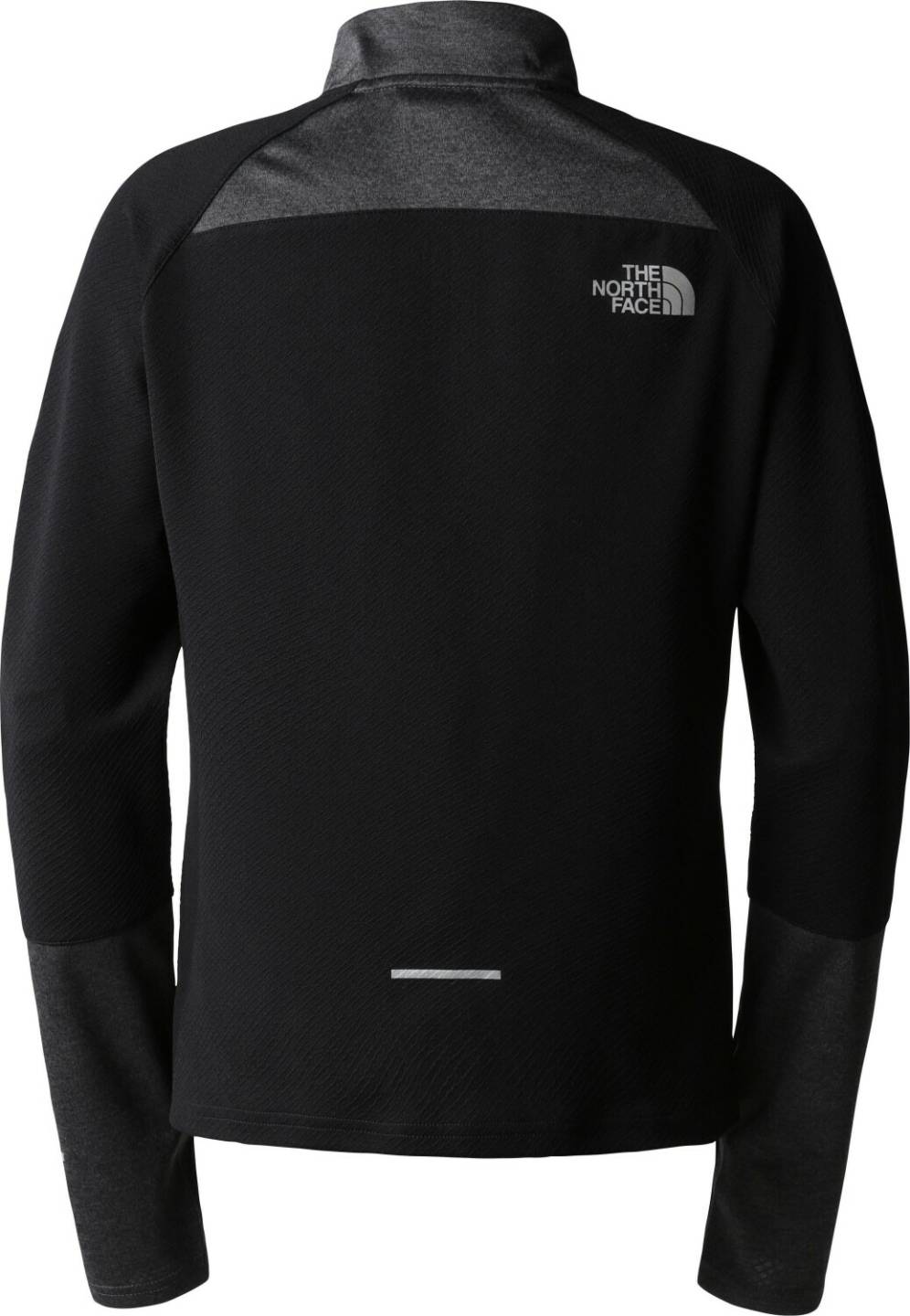 The North Face Run Fleece mit 1/4-langem RV Damen (7SXL)TNF black-asphalt grey Sportbekleidung