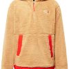 The North Face Men's Campshire Fleece Hoodie (84HX)almond butter-fiery red Herren-Pullover