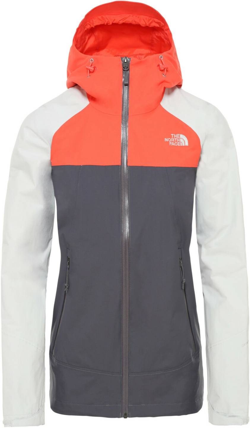 The North Face Stratos Jacket Women (CMJ0)vanadis grey/tin grey/ radiant orange Outdoorbekleidung