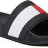 Tommy Hilfiger Rubber Th Flag Pool Slide (FM0FM04236)desert sky Badeschuhe