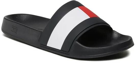 Tommy Hilfiger Rubber Th Flag Pool Slide (FM0FM04236)desert sky Badeschuhe