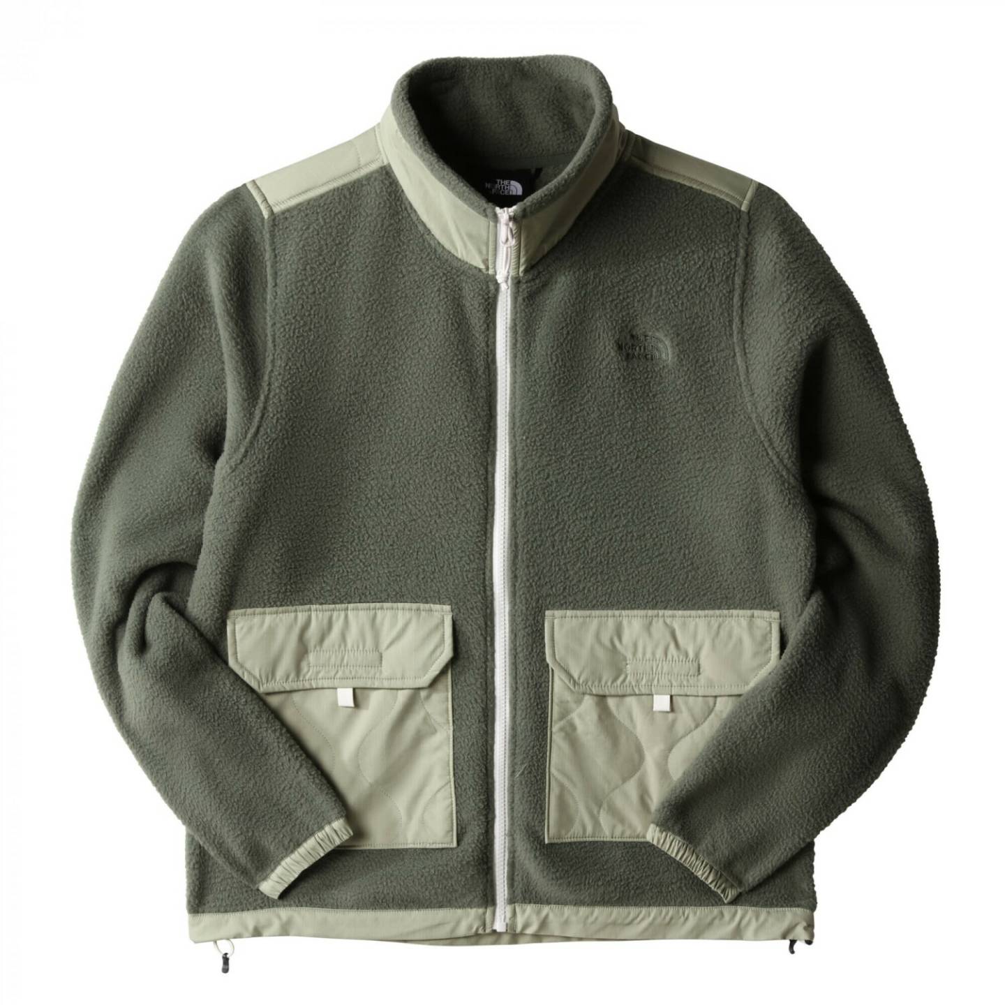 The North Face Women's Royal Arch Full-Zip Fleece Jacketthyme/tea green/gardenia white Outdoorbekleidung