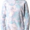 Damen-Pullover The North Face Women's 100 Glacier Quarter-Zip Fleece (5IHN)lavender fog/glacier dye print