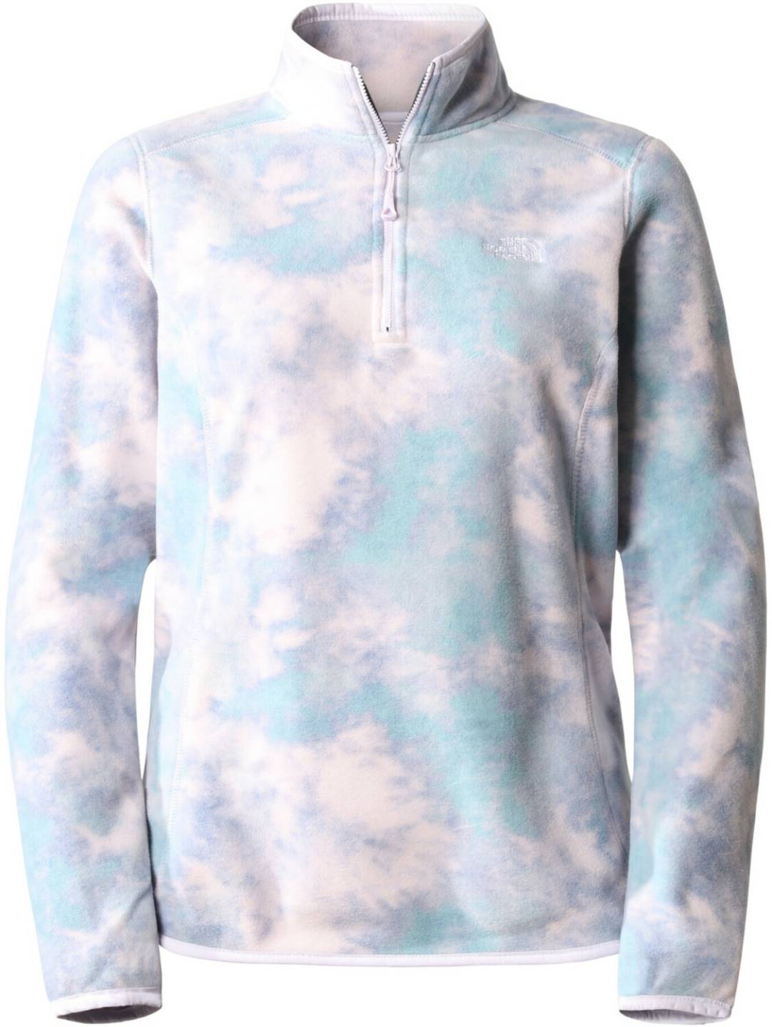 Damen-Pullover The North Face Women's 100 Glacier Quarter-Zip Fleece (5IHN)lavender fog/glacier dye print