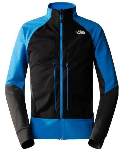 Wintersportbekleidung The North Face Dawn Turn Full-Zip Softshell-Jacke mit durchgehendem RV für Herrentnf black-optic blue-asphalt grey