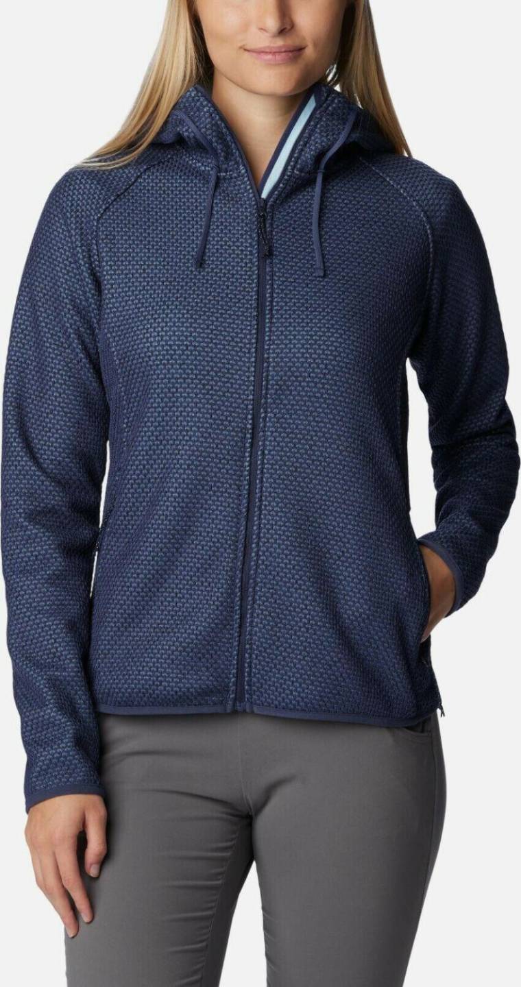 Outdoorbekleidung Columbia Pacific Point Hodie Women (1773031)nocturnal heather/spring blue