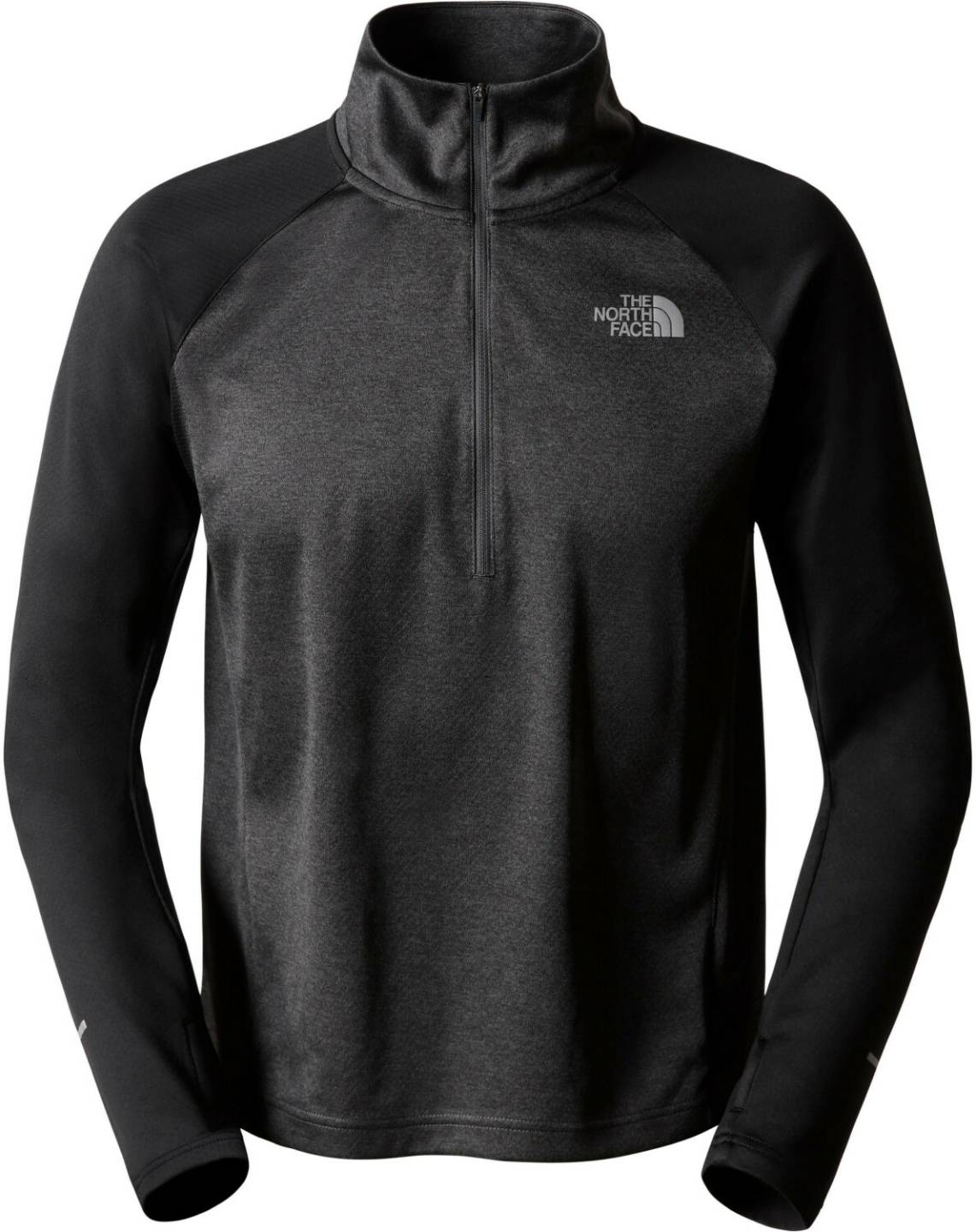 Sportbekleidung The North Face 1/4 Zip Run FL tnf black/asphalt grey