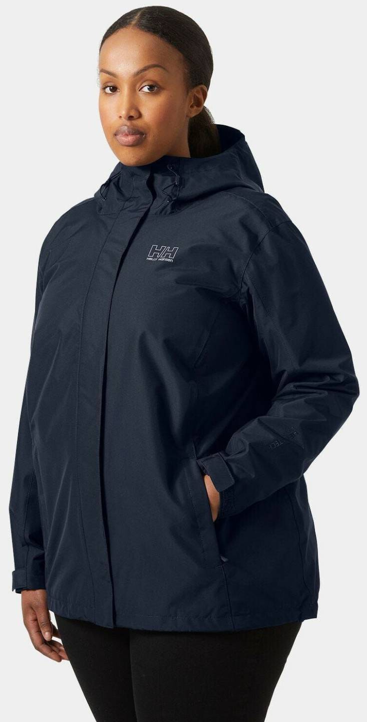 Helly Hansen Seven J Plus Rain Jacket Women (53947)navy Outdoorbekleidung