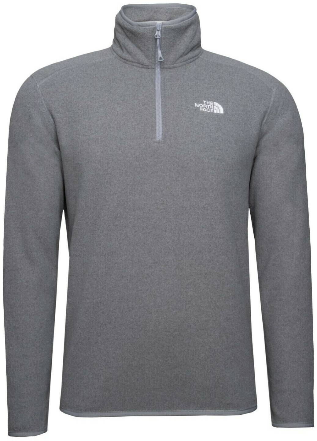 The North Face Men's 100 Glacier Quarter-Zip Fleece (5IHP)medium grey heather Herren-Pullover