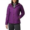 Columbia Powder Lite Hoodie Jacket Woman (1699071)plum Outdoorbekleidung