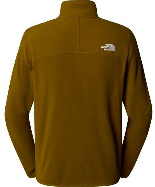 The North Face 100 Glacier Fleece mit 1/4-langem RV Herren1/4 Zip Fleece moss green Herren-Pullover