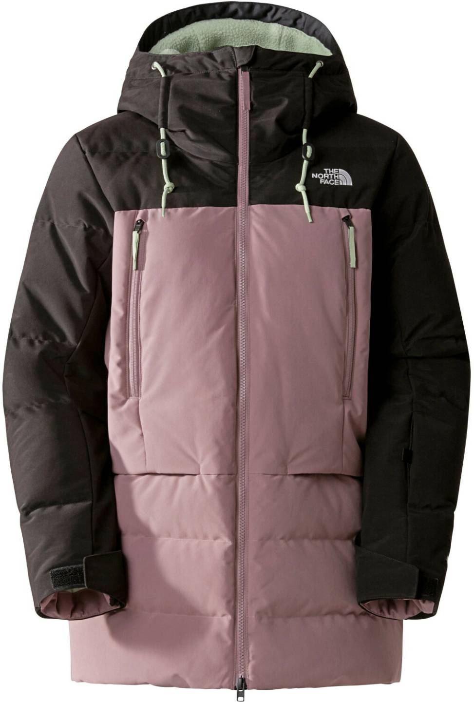 Wintersportbekleidung The North Face Pallie Daunenjacke Damen (3M17)fawn grey-TNF black