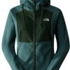 The North Face Homesafe Full Zip Fleece Hoodie Wdark sage/pine needle Outdoorbekleidung