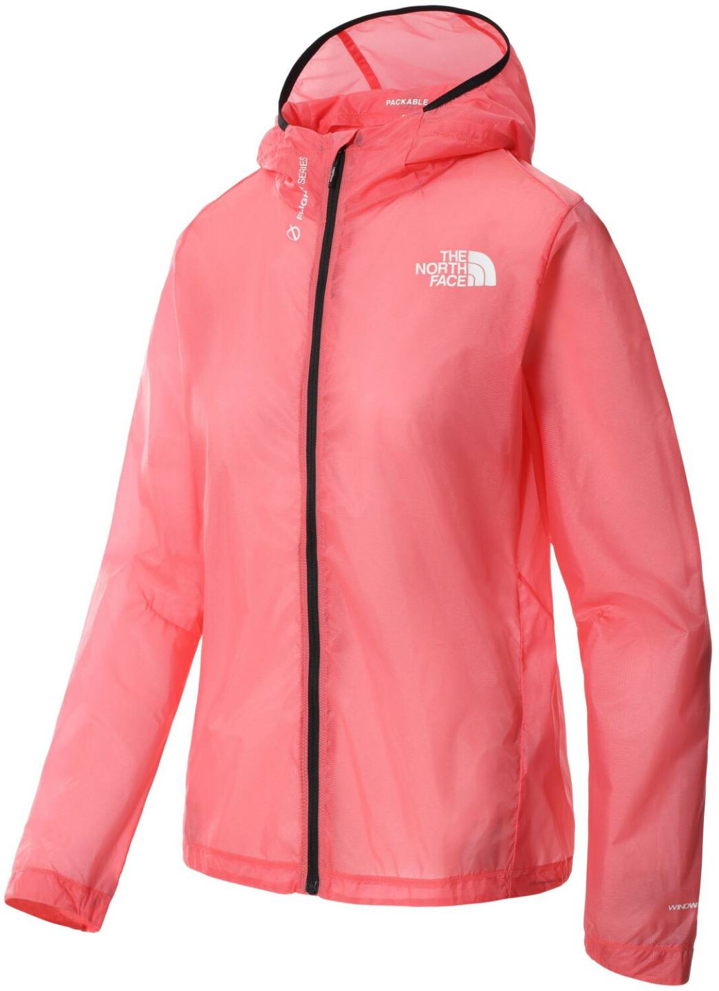 The North Face Women's Flight Series Lightriser Wind Jacket calypso coral Outdoorbekleidung