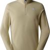 Herren-Pullover The North Face 100 Glacier 1/4 Zip Fleece (NFOA855W)zion orange/concrete grey