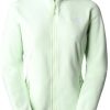 The North Face Women's 100 Glacier Full-Zip Fleece (5IHO)lime cream Outdoorbekleidung