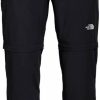 The North Face Herren Exploration Wandelbare Hosetnf black Outdoorbekleidung