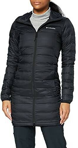 Columbia Lake 22 Down Long Hooded Jacket Womanblack Outdoorbekleidung