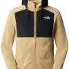 Outdoorbekleidung The North Face Mens Homesafe Full Zip Fleece Hoodiekhaki stone/tnf black