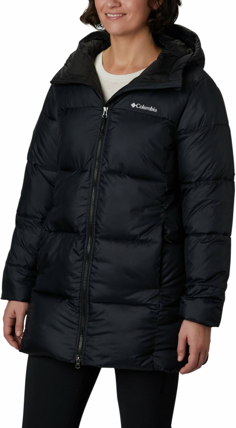 Columbia Puffect Mid Puffer Hooded Jacket Women (1864791)black Outdoorbekleidung