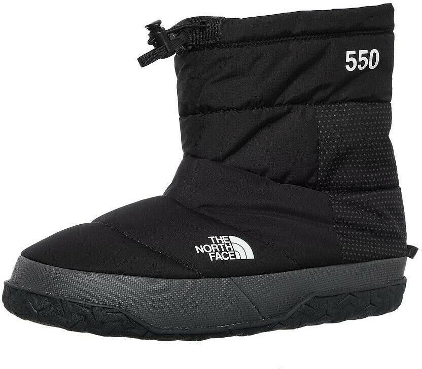 The North Face Nuptse Après-Biwakschuhe Herren TNF Black-Asphalt Grey Winterschuhe