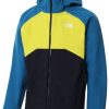 Outdoorbekleidung The North Face Stratos Jacket Men (CMH9)aviator navy/acid yellow/banff blue