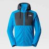 The North Face Mens Homesafe Full Zip Fleece Hoodieskyline blue/asphalt gr Outdoorbekleidung