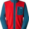 The North Face Yumiori Full Zip (NF0A883R) high risk red/mallard blue/tnf black Outdoorbekleidung